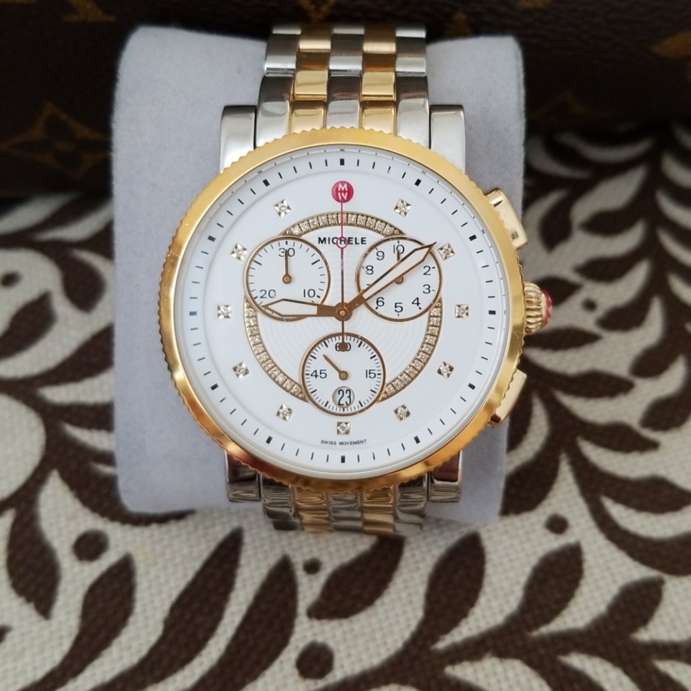 New addition diamond 2 tone Michele sport sail